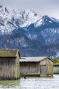 Boathouses at Lake Kochelsee