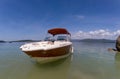 Boating around lake jocassee south carolina