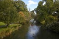 Boating on the Avon River in Autumn, Christchurch, New Zealand