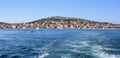 Boating away from Murter to the Kornati islands ,Croatia