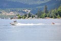 Boating at Christina Lake