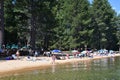 Boating in Emerald Bay on South Lake Tahoe in California