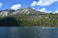 Boating in Emerald Bay on South Lake Tahoe in California