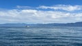 Boating in Emerald Bay on South Lake Tahoe in California