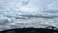 Boating through ice field, Avers Island, Antarctica