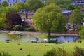 Boating lake in Greenwich park, London