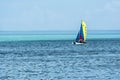 Boating on Lake Michigan Royalty Free Stock Photo