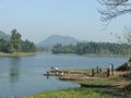 boating in a lake by Villagers Jungle Resort in Assam