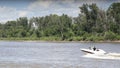 Boating on the Missouri river