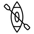 Boating, rafting Vector Icon which can easily edit