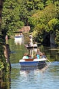 Boating on the river