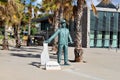 The boatman at the sun - Porto Santo Royalty Free Stock Photo