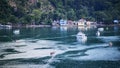 Activity at a small harbor in Haiti