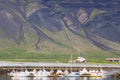 Boats along the coast of iceland