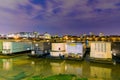 Boats along the river thames Royalty Free Stock Photo