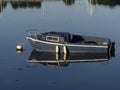 Boats at anchorage. Artistic concept. Royalty Free Stock Photo