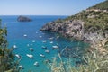 Boats in the Argentario sea, Italy