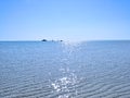 Boats in Australia territory - Ashmore Reef Indian Ocean. Royalty Free Stock Photo