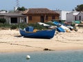 Boats On The Beach On Ilha Da Culatra Portugal