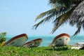 Boats on the beach in Mexico