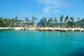 Boats, beach, and paradise. Royalty Free Stock Photo