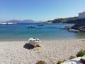 Boats at the beach, Samos Royalty Free Stock Photo