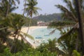 Boats in beautiful ocean near coastline of Sri Lanka, Royalty Free Stock Photo