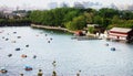 Boats in the Beihai park