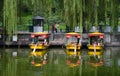 Boats in Beihai Park Royalty Free Stock Photo