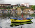 Boats, boats and old yachts near the pier. Port in the town of Nessebar, Bulgaria