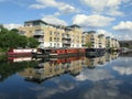 Boats in Brentford Marina, London, UK