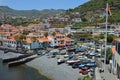 Boats in Camara de Lobos Royalty Free Stock Photo