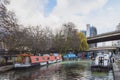 Boats in canal near Paddington Central