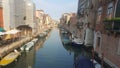 Boats at the Canal in Venice