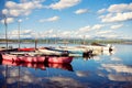 Boats and canoes Royalty Free Stock Photo