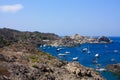 Boats at Cap de Creus, Girona, Costa Brava, Spain Royalty Free Stock Photo