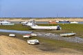 Boats at Cap-Ferret in France