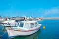 The boats in Chania port, Crete, Greece