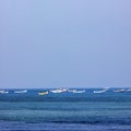 Boats at Chilka Lake Royalty Free Stock Photo