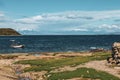 Boats in Copacabana, Bolivia