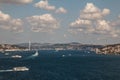 Boats crossing the Bosphorus, Istanbul