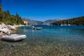 8.27.2014 - Boats and crystall blue water on Kamini beach, Greece, Kefalonia island