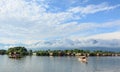Boats on the Dal Lake in Srinagar, India