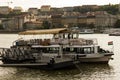 Boats on the Danube river, Budapest