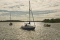 Boats at Dell Quay, West Sussex, England Royalty Free Stock Photo