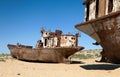 Boats in desert - Aral sea