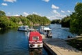 Boats Docked At Fenelon Falls, Ontario