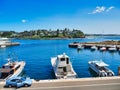 Boats Docked in Kiama Harbour, NSW South Coast, Australia