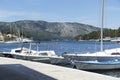 Boats docked in the marina harbor of Stari Grad