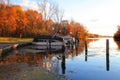 Boats docked